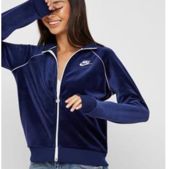 velvet nike jacket